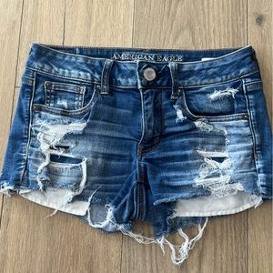 American Eagle Distressed Shorts Size 4